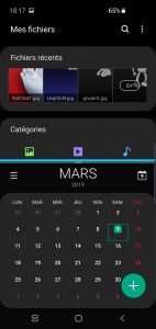 Fenêtre fractionné sur Samsung Galaxy S10