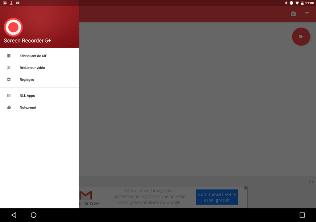 Filmer l’écran de son appareil Android avec Screen Recorder