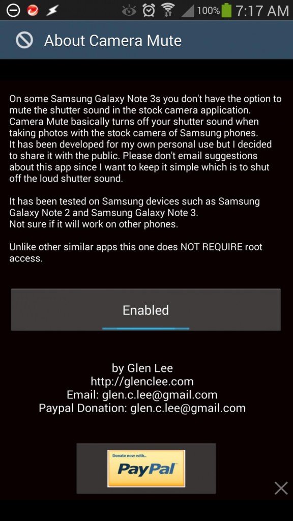 COUPER LE SON DE L’APPAREIL PHOTO SUR SAMSUNG LG LENOVO AVEC CAMERA MUTE