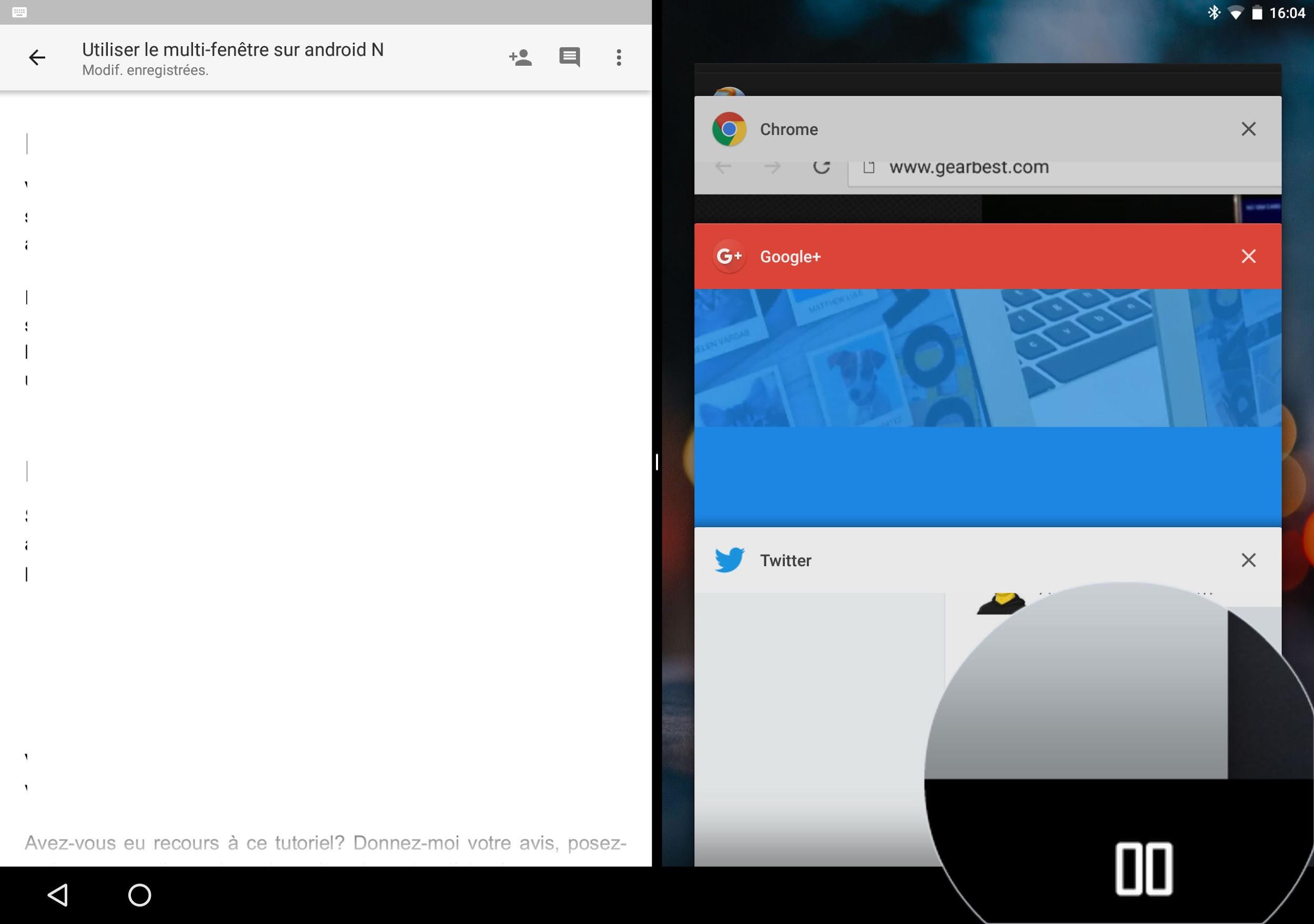 Utiliser Le Multi Fenetre Sur Android N Mygsm Fr