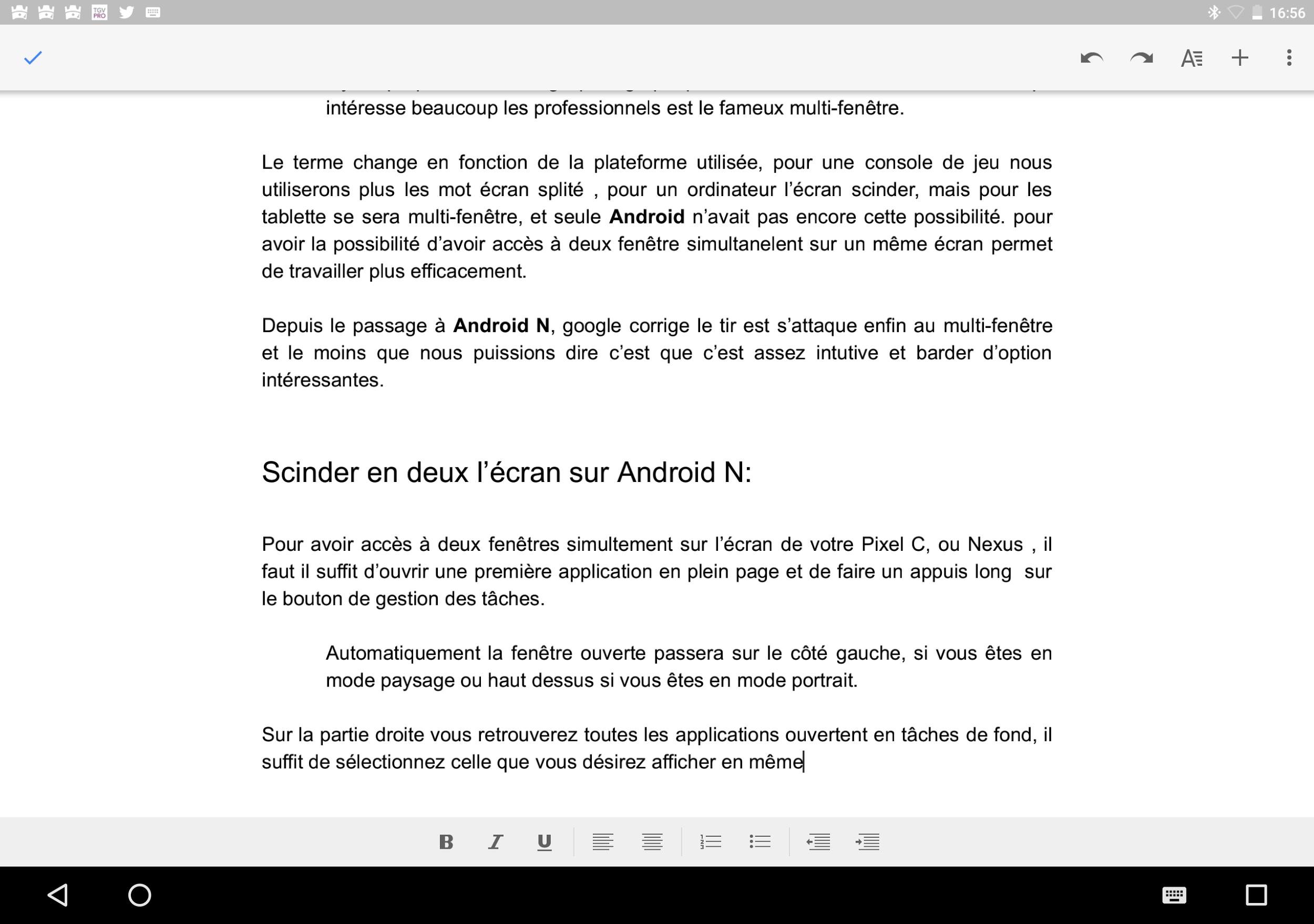 Utiliser Le Multi Fenetre Sur Android N Mygsm Fr