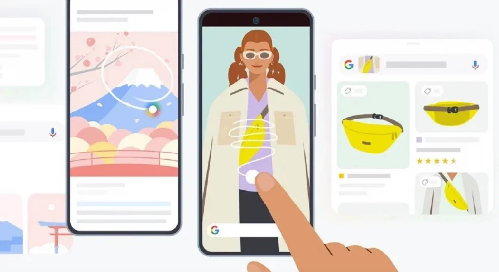 Comment fonctionne entourer pour chercher sur Android ?