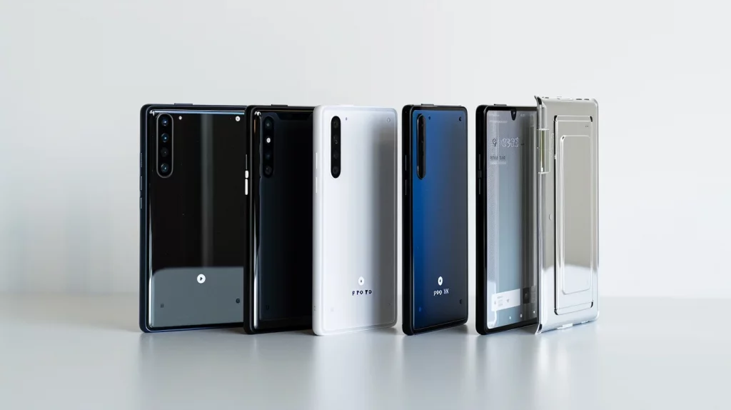 Les 4 modèles du Pixel 9 : Description des tailles, couleurs, et spécifications des différents modèles (Pixel 9, 9 Pro, 9 Pro XL, et Pro pliable).