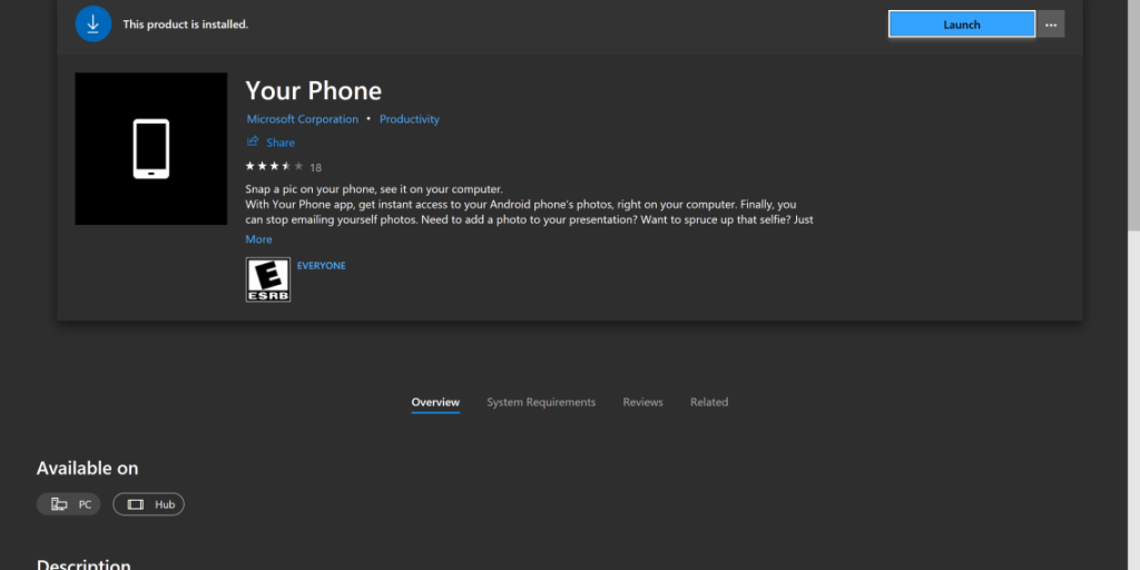 Your Phone pour contrôler son smartphone depuis Windows 10